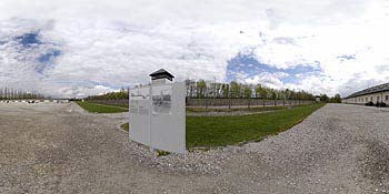 Dachau camp fence